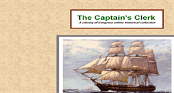 Desktop Screenshot of captainsclerk.info