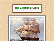 Tablet Screenshot of captainsclerk.info